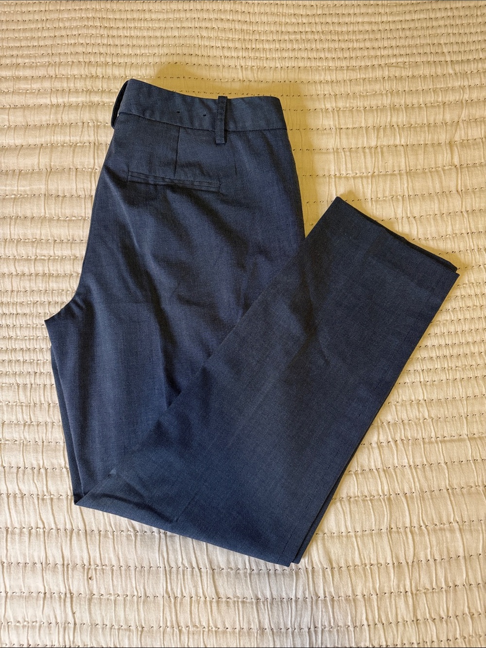 Banana Republic Dark Navy Cropped Dress Pants